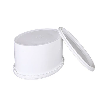 Galledes de plàstic ovalades de qualitat alimentària de 4 galons